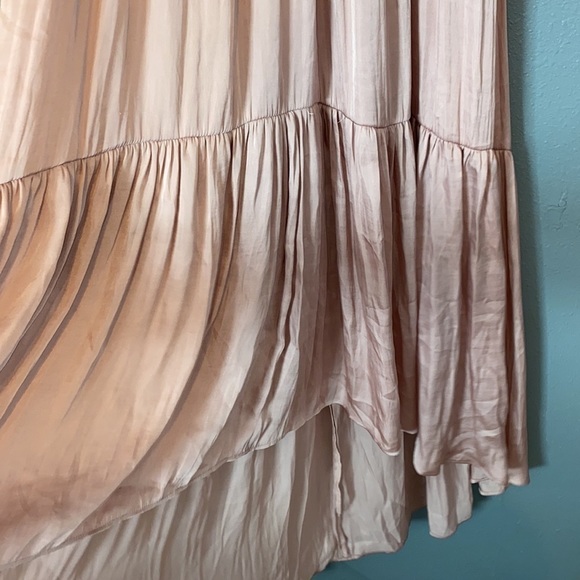 Banana Republic Soft Satin Maxi Dress Blush Pink - Picture 6 of 9